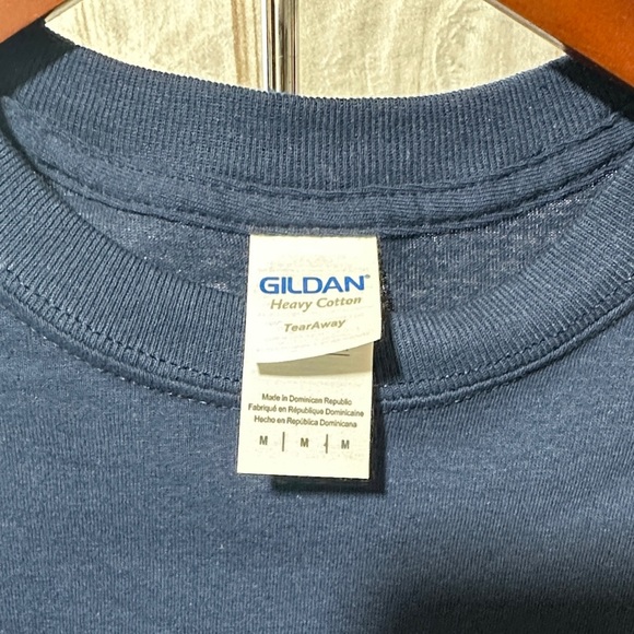 Gildan Navy Blue St. Maarten Tee - Picture 2 of 5